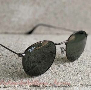 Ray-Ban Round Metal Black RB3447 New Unisex